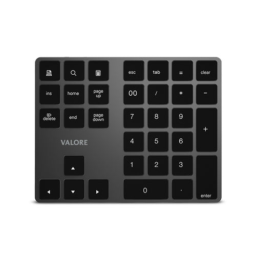 Valore 3-in-1 Wireless Numeric Keypad (AC182) - Black