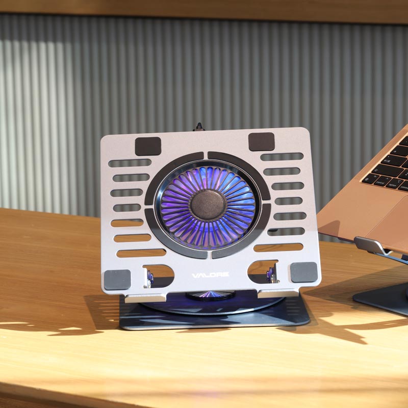 Valore Adjustable Laptop Stand with Fan RGB (HL-001)