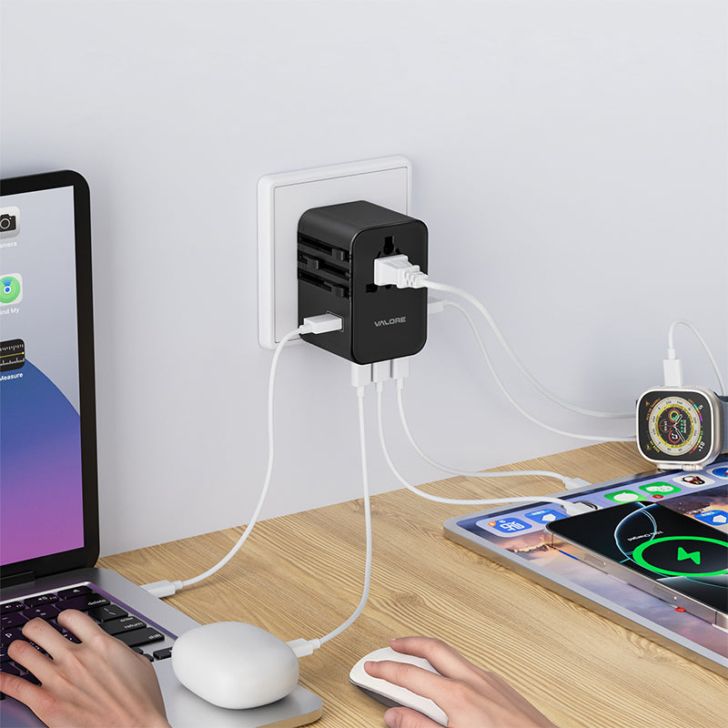 Valore UTA-011 PD45W 2A3C Universal Travel Adaptor