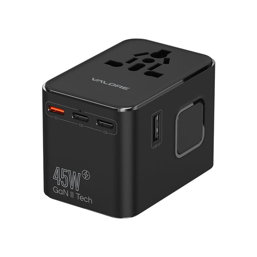 Valore UTA-011 PD45W 2A3C Universal Travel Adaptor