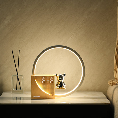 Valore Bedside Lamp with Sleeping Sound Clock (LT-010)