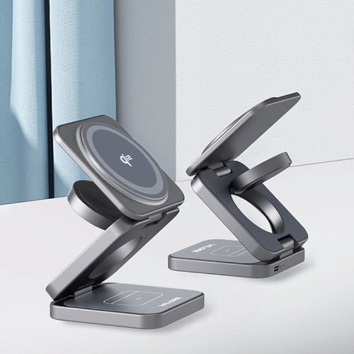 Valore Qi2 3-In-1 Ultra Compact 15W Foldable Wireless Charger (WL-001)
