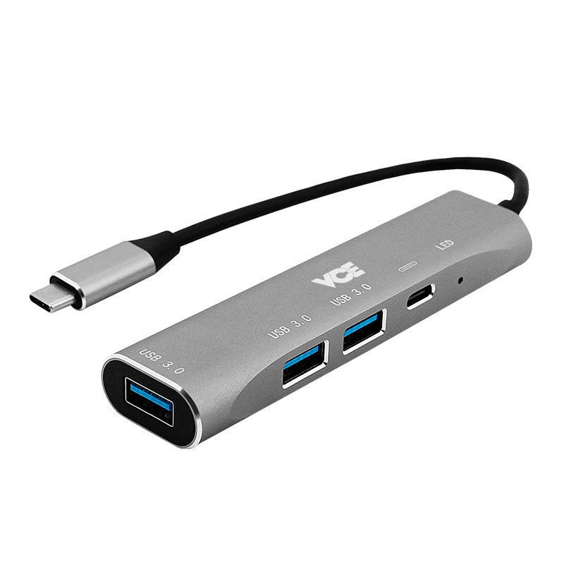 VCE VE-CH03 Type-C PD To 3-Port USB 3.0 Aluminium Hub