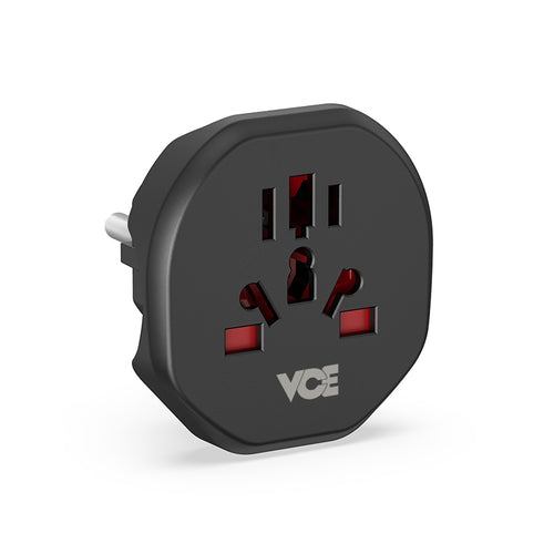 VCE VE-TA12 EU Standard Travel Adaptor with Surge Protection