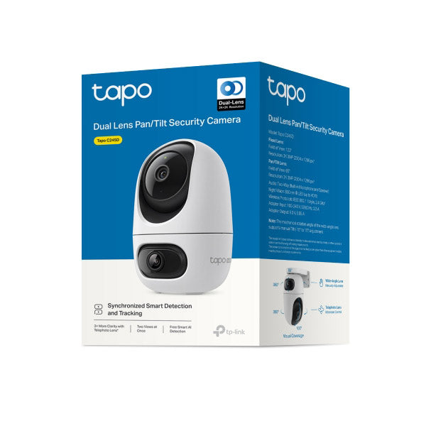 TP-Link Tapo C245D Dual Lens Pan/Tilt Security Camera